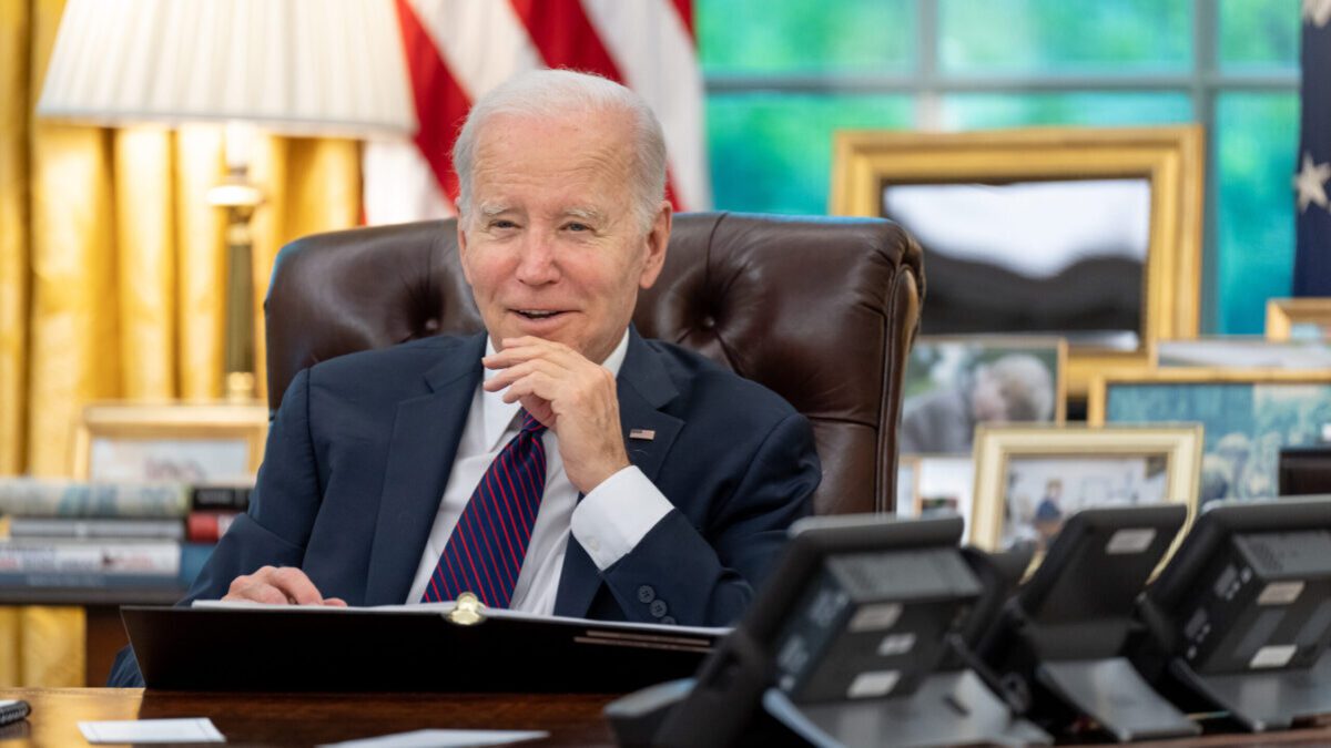 President Joe Biden in Oval Office