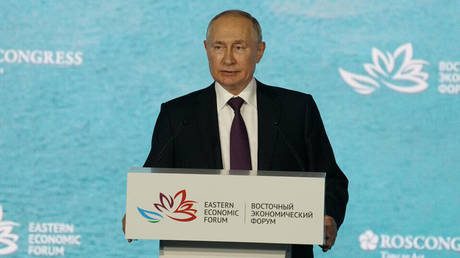 Russian President Vladimir Putin took part in the plenary session of the eighth Eastern Economic Forum.